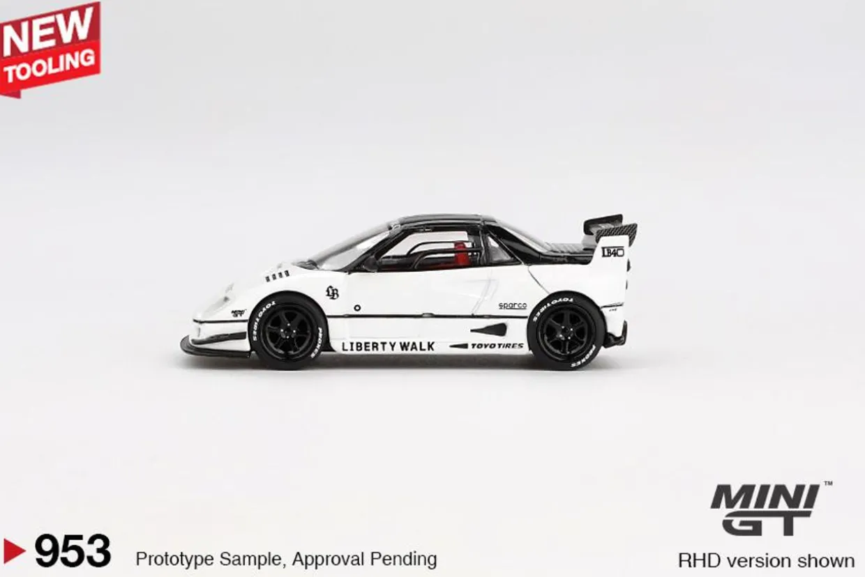 Mini GT 1/64 Mazda AZ-1 Liberty Walk LB40 White 2024 Tokyo Auto Salon
