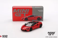 Mini GT 1/64 Mclaren Artura Vermillion Red 2023 (RHD)