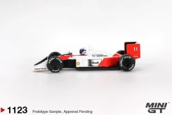 Mini GT 1/64 McLaren MP4/4 #11 Alain Prost 1988 Japanese Grand Prix 2nd Place