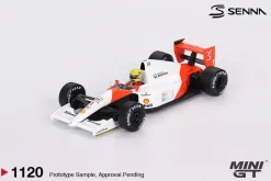 Mini GT 1/64 McLaren MP4/6 #1 Ayrton Senna 1991 Japanese Grand Prix 2nd Place