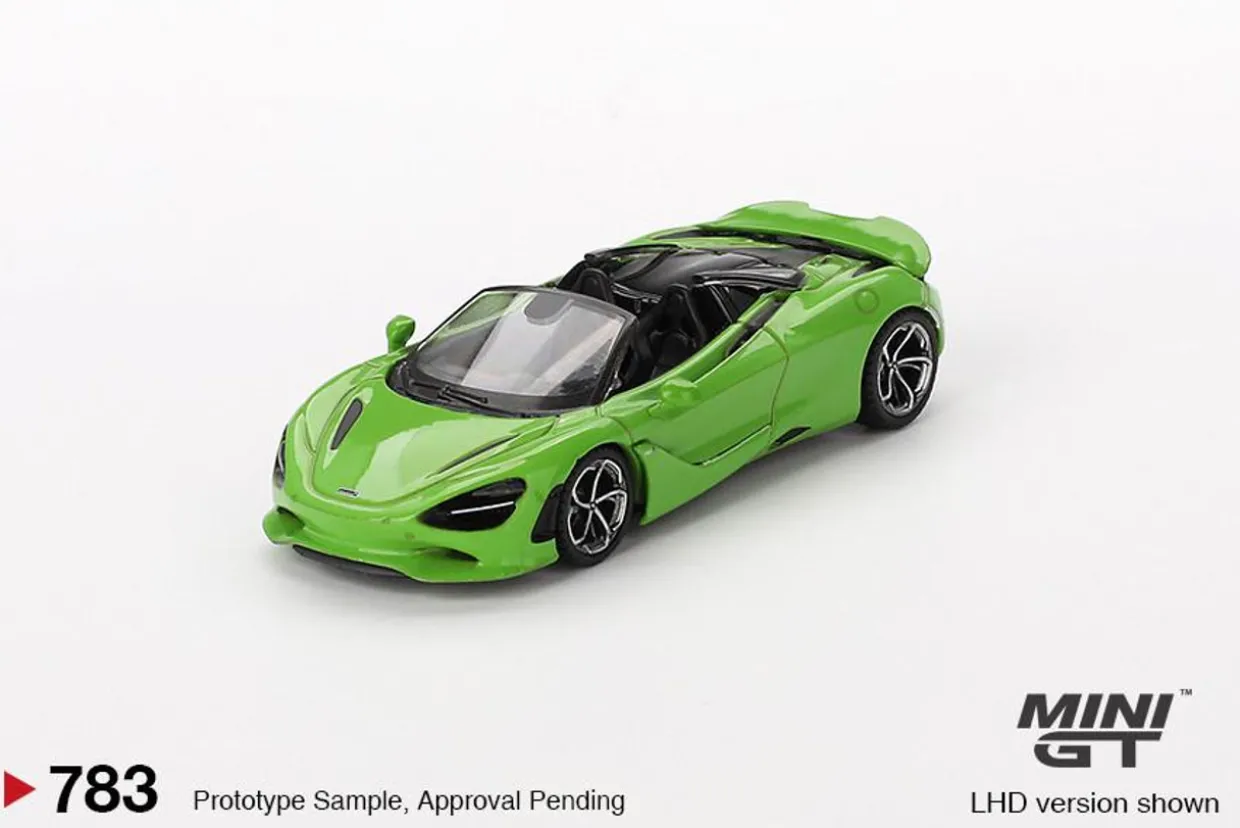 Mini GT 1/64 Mclaren 750S Spider Mantis Green (RHD)
