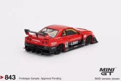 Mini GT 1/64 Nissan LB-ER34 Super Silhouette SKYLINE Red/Black