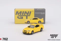 Mini GT 1/64 Nissan Skyline GT-R (R34) V-Spec Lightning Yellow