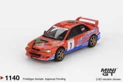 Mini GT 1/64 Subaru Impreza WRC97 No.1 1999 DRM Champion
