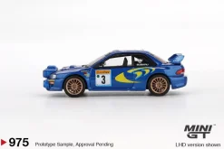Mini GT 1/64 Subaru Impreza WRC98 1998 Rally Monte-Carlo 3rd Place #3