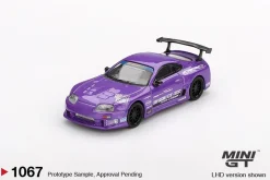 Mini GT 1/64 Toyota Supra (A80) Top Secret GT-300 Top Secret Purple