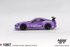 Mini GT 1/64 Toyota Supra (A80) Top Secret GT-300 Top Secret Purple