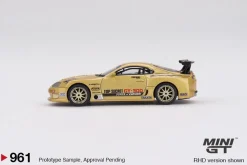 Mini GT 1/64 Toyota Supra (A80) Top Secret GT-300 Top Secret Gold