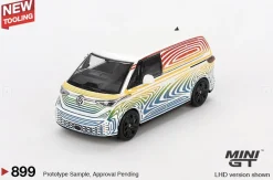 Mini GT 1/64 Volkswagen ID.Buzz Prototype Rainbow (RHD)