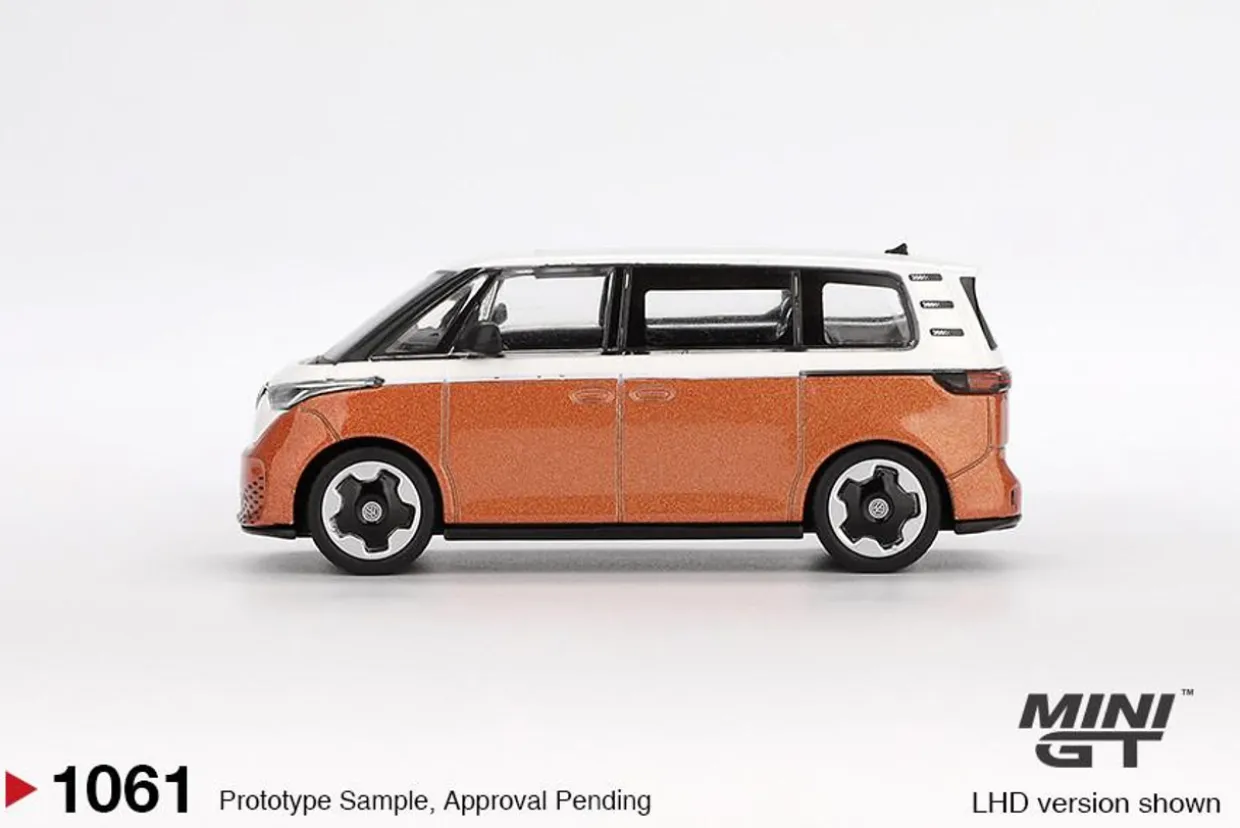 Mini GT 1/64 Volkswagen ID.Buzz Candy White / Energetic Orange