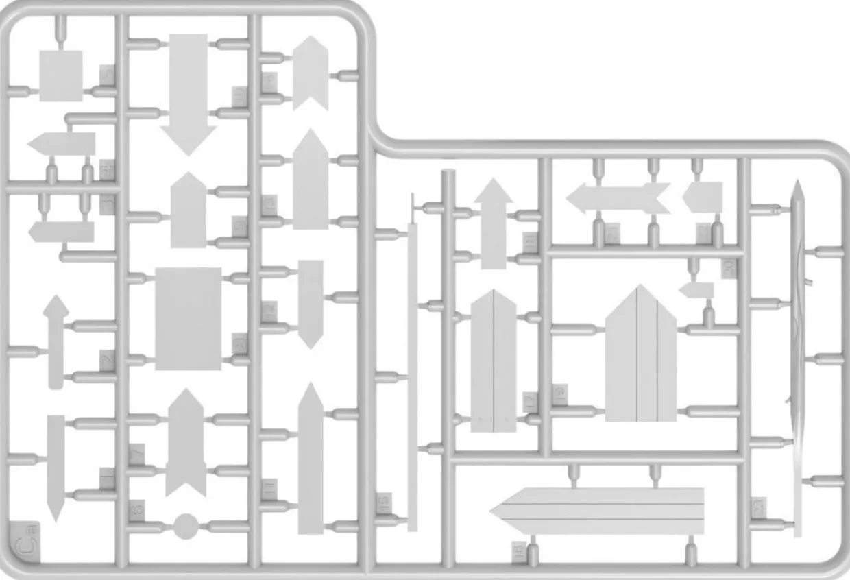 MiniArt 1/35 Allied WWII Road Signs Model Kit