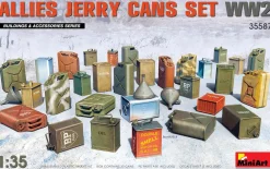 MiniArt 1/35 Allies Jerry Cans Set WWII Model Kit