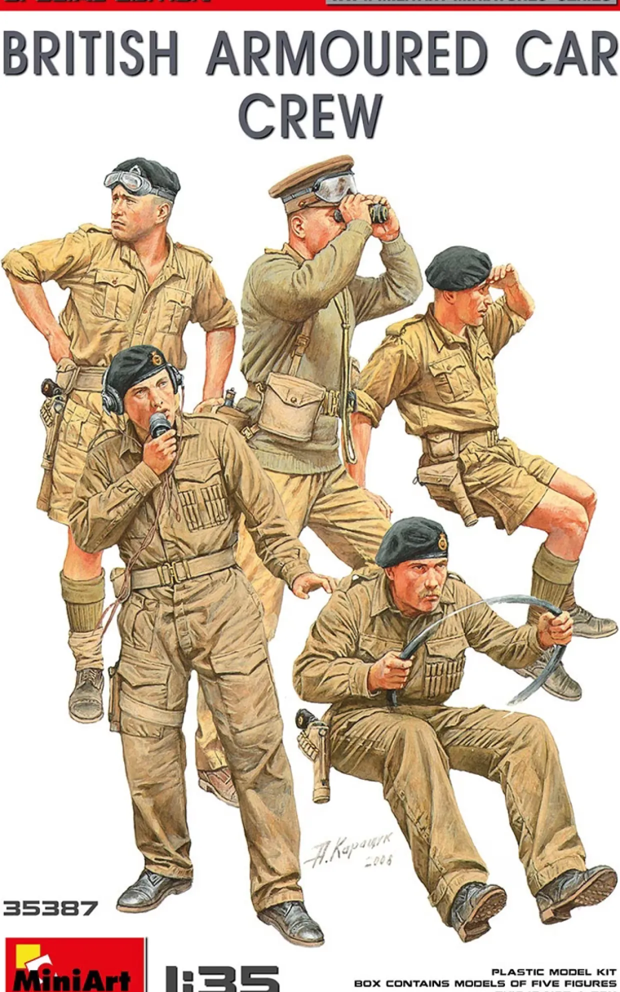 MiniArt 1/35 British Armoured Car Crew Special Edition
