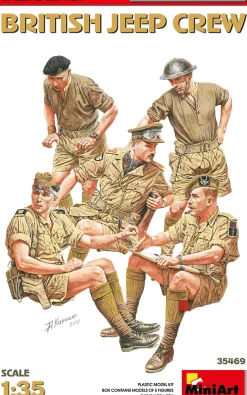 MiniArt 1/35 British Jeep Crew Special Edition