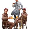 MiniArt 1/35 British Soldiers in Cafe Model Figures