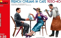 MiniArt 1/35 French Civilians in Cafe 1930-1940s Model Figures