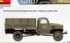 MiniArt 1/35 G7107 1.5t 4x4 Cargo Truck Wooden Body
