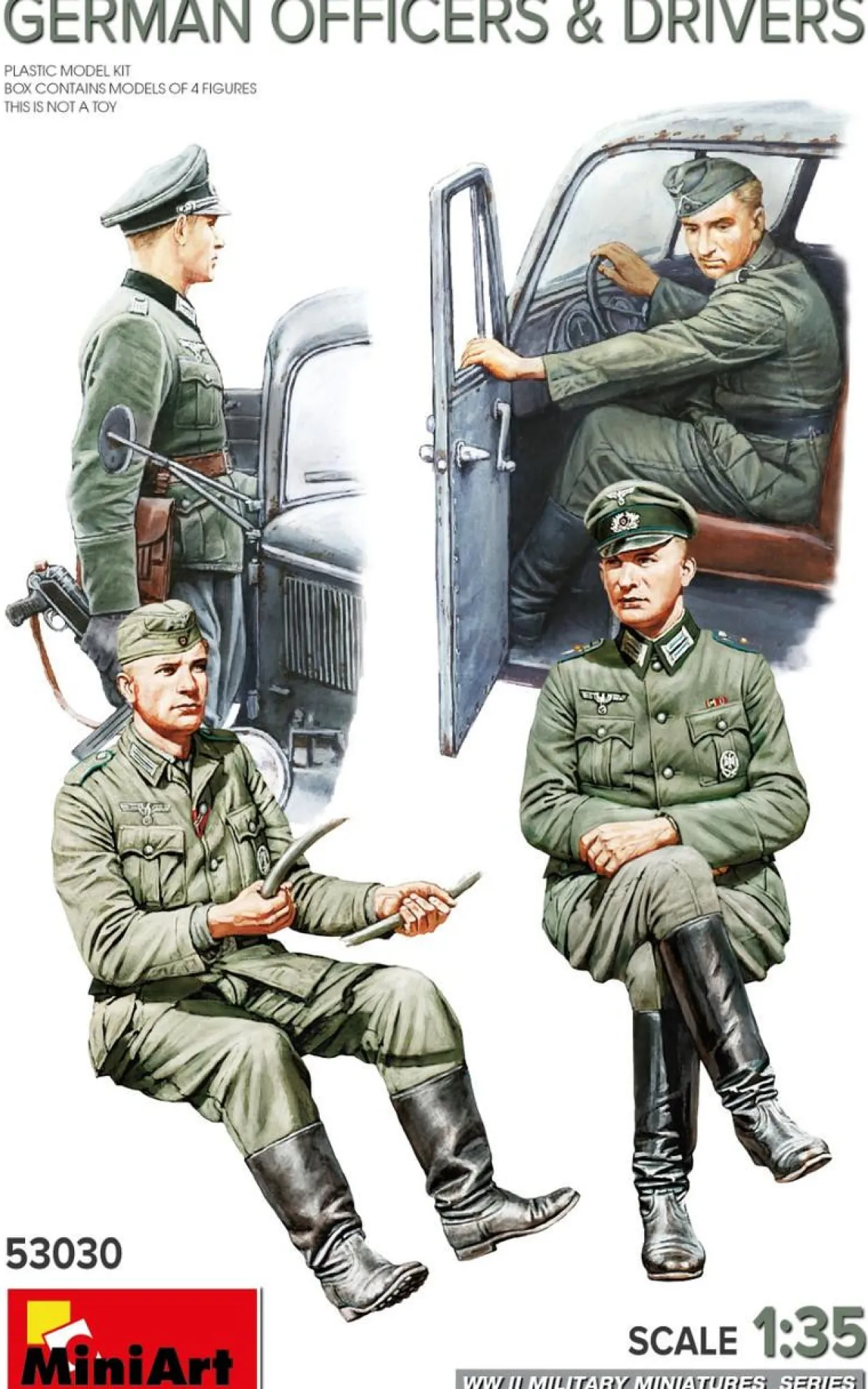 MiniArt 1/35 German Officers & Drivers