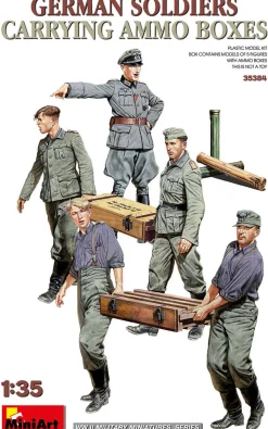 MiniArt 1/35 German Soldiers Carrying Ammunition Boxes