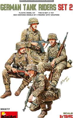 MiniArt 1/35 German Tank Riders Set 2 Model Figures