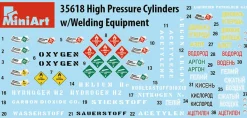 MiniArt 1/35 High Pressure Cylinder with Welding Equipment Model Kit