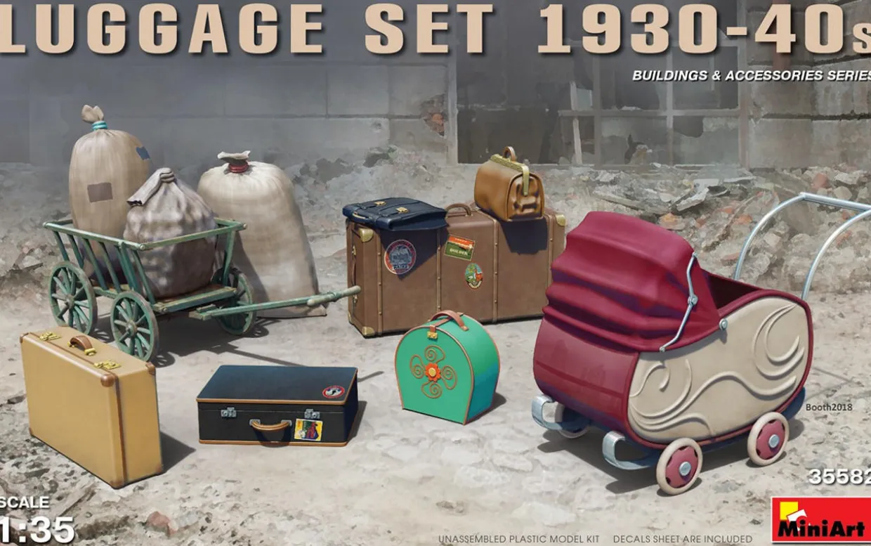MiniArt 1/35 Luggage Set 1930s/40s Model Kit