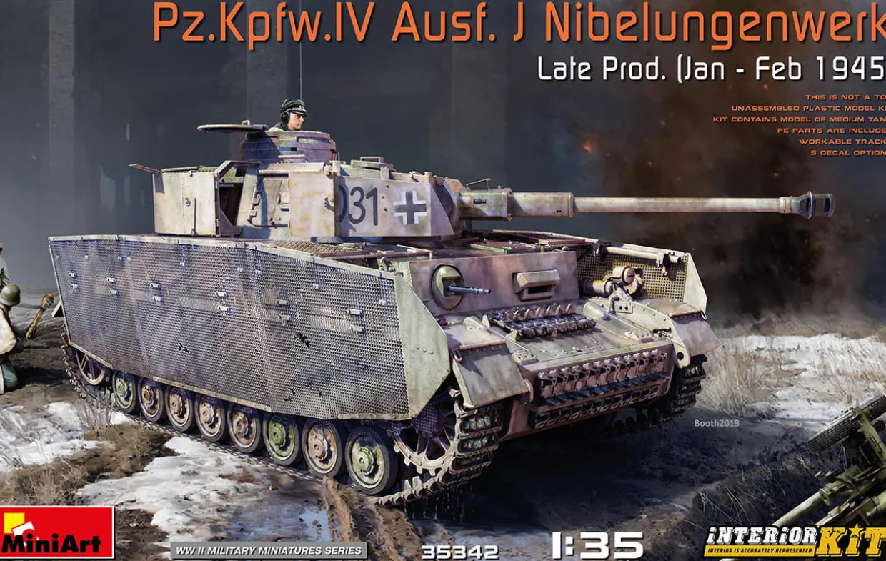 MiniArt 1/35 Pz.Kpfw.IV Ausf.J Late Production with Interior