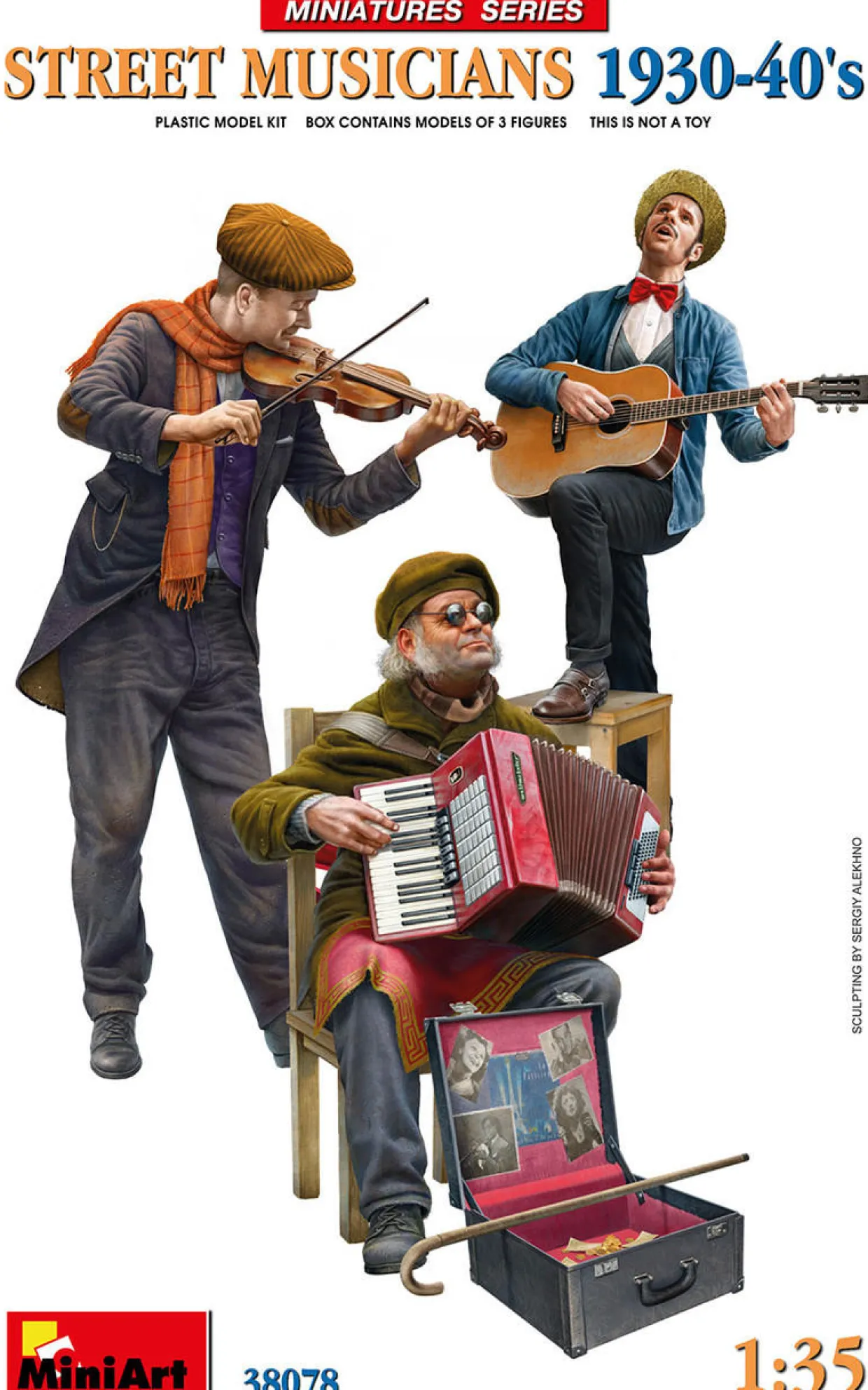 MiniArt 1/35 Street Musicians 1930-40's Model Kit