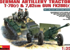 MiniArt 1/35 T-70(r) Artillery Tractor & 7.62cm FK 288(r)