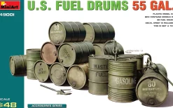MiniArt 1/48 US Fuel Drums 55 Gal Model Kit