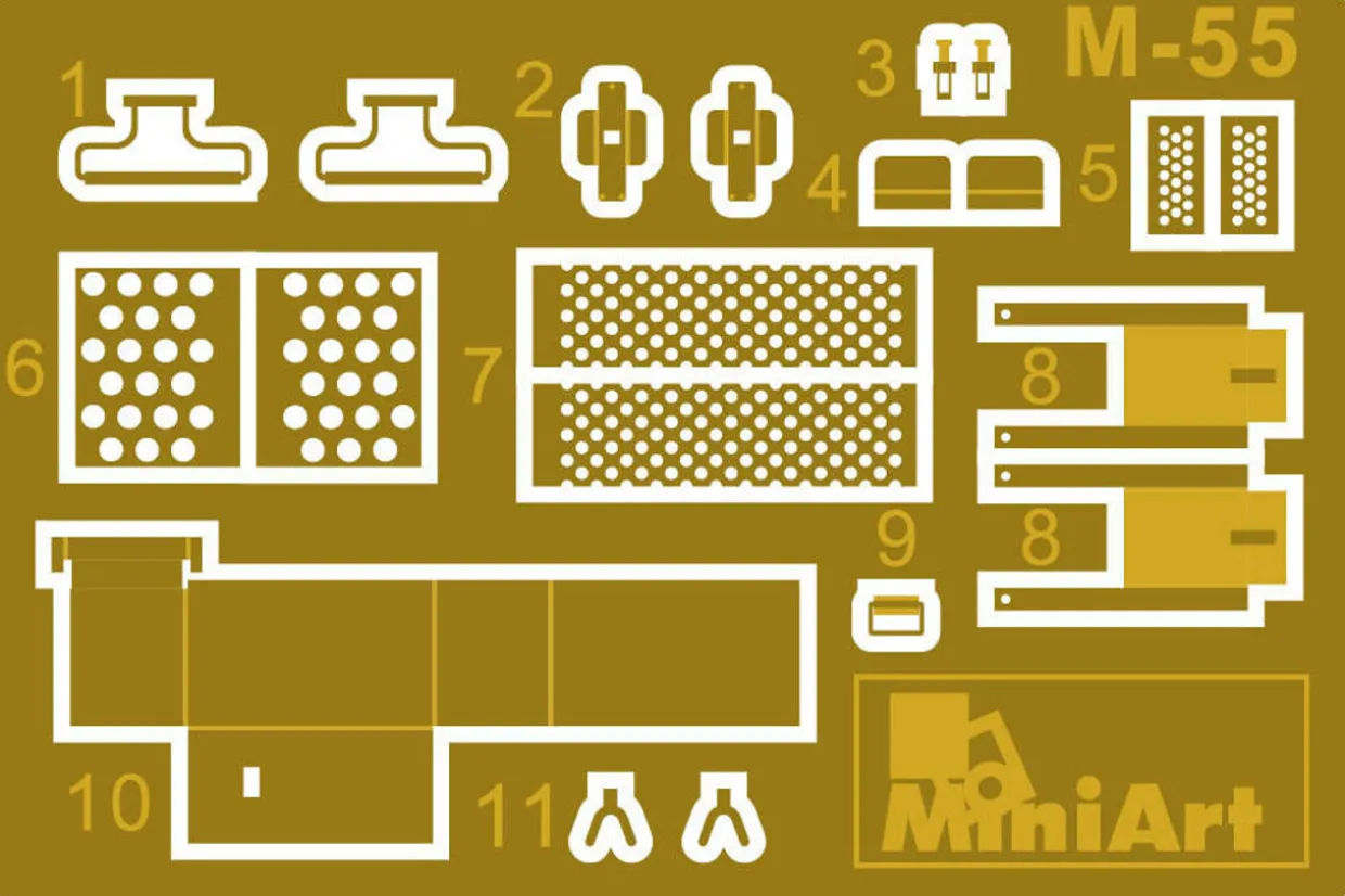 MiniArt 1/35 US Machine Guns Model Kit
