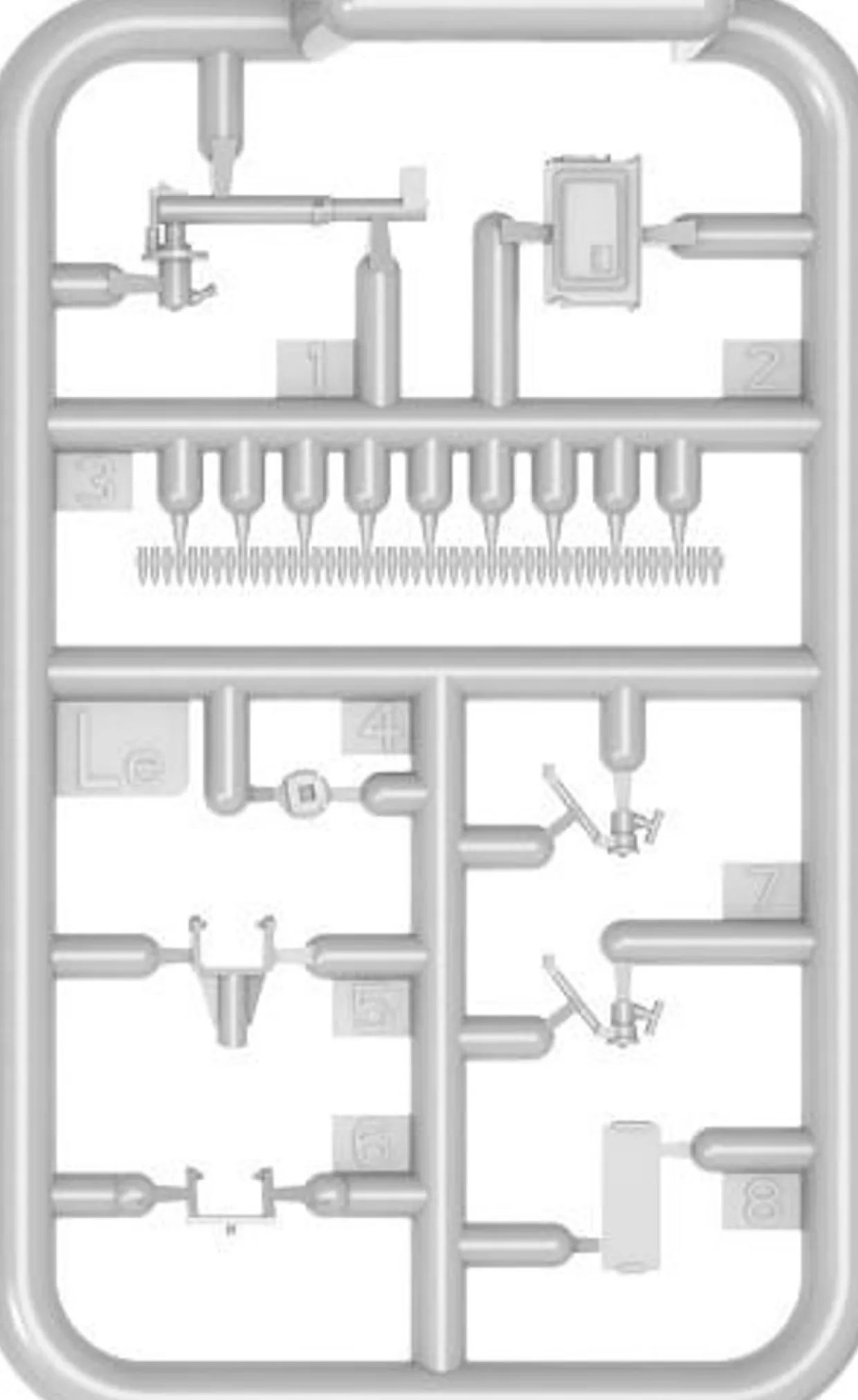 MiniArt 1/35 US Machine Guns Model Kit