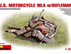 MiniArt 1/35 US Motorcycle WLA & Rifleman