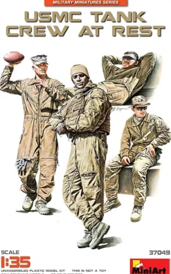 MiniArt 1/35 USMC Tank Crew at Rest Model Figures