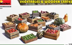MiniArt 1/35 Vegetables And Wooden Crates Model Kit