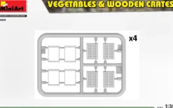 MiniArt 1/35 Vegetables And Wooden Crates Model Kit