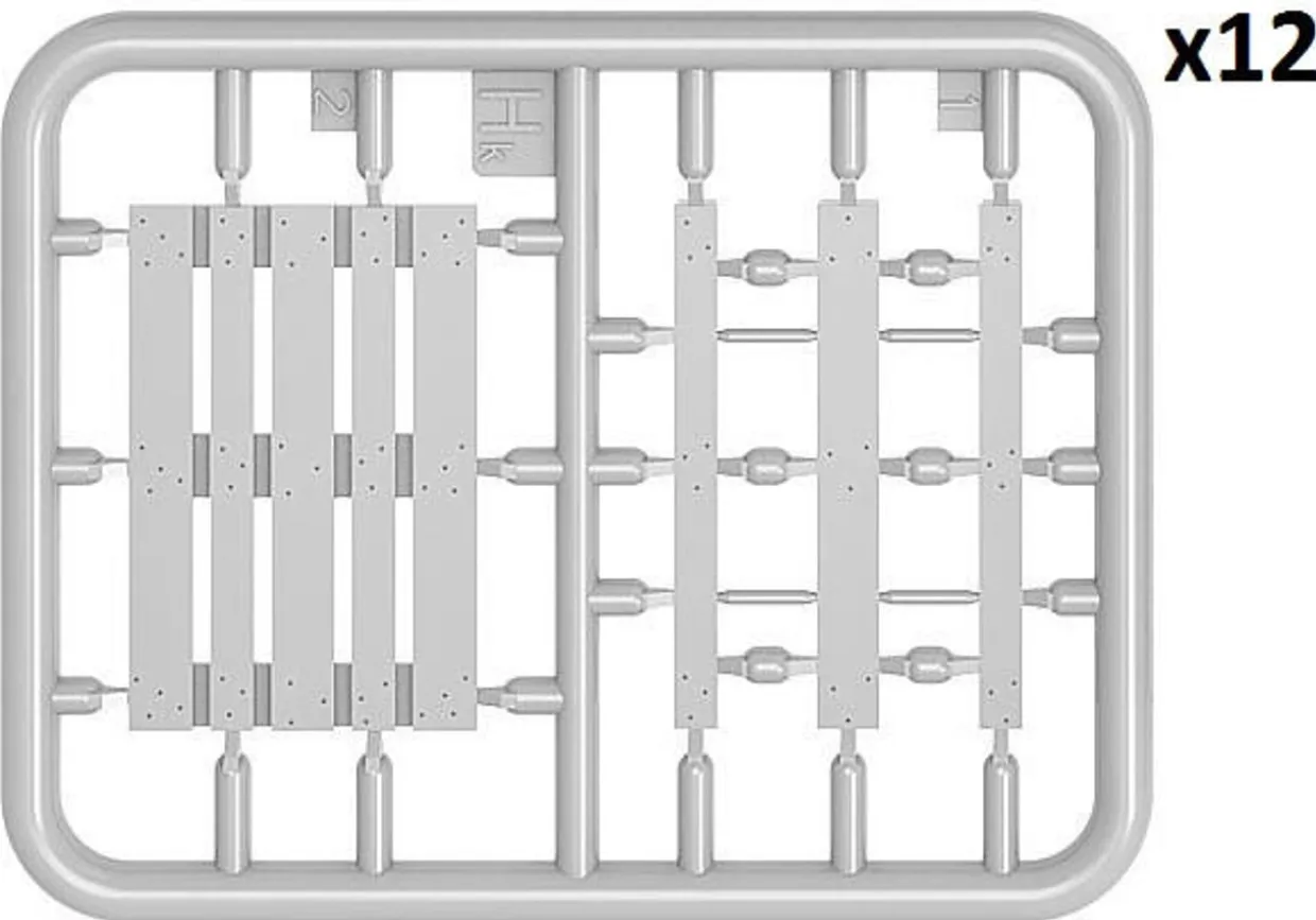 MiniArt 1/35 Wooden Pallets x12 Model Kit