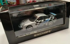 Minichamps 1/43 Porsche 911 GT3 RS 997 London Toy Fair 2007 Silver 192 Pcs Model