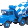 Oxford Diecast 1/76 AEC 690 Cement Mixer Blue Diecast Model
