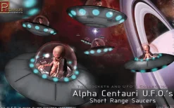 Pegasus Hobbies 1/32 Alpha Centauri UFO Twin-Pack Model Kit
