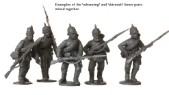 Perry Miniatures 28mm Franco-Prussian War Prussian Infantry Advancing 1870-1871