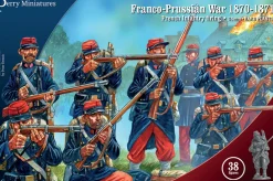 Perry Miniatures 28mm Franco-Prussian War French Infantry Firing Line 1870-1871
