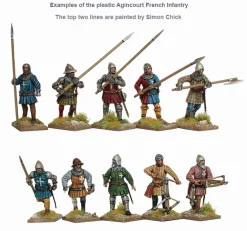 Perry Miniatures 28mm Hundred Years War French Infantry 1415-1429