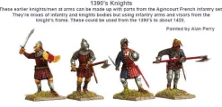 Perry Miniatures 28mm Hundred Years War French Infantry 1415-1429