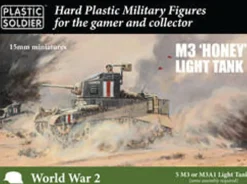 Plastic Soldier Company 1/100 M3 Stuart Honey (5 Vehicles)
