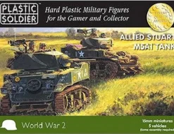Plastic Soldier Company 1/100 M5A1 Stuart Tank