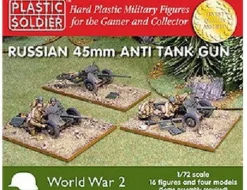 Plastic Soldier Company 1/72 WWII Russian 45mm Anti-Tank Guns