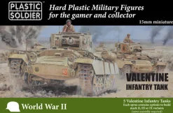 Plastic Soldier Company 1/100 Valentine Infantry Tanks