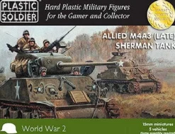 Plastic Soldier Company 1/100 M4A3 Sherman Tank