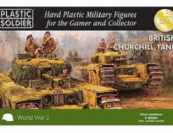 Plastic Soldier Company 1/100 Churchill Infantry Tanks